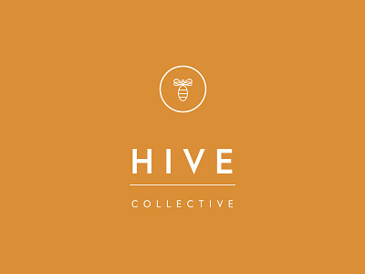 Hive Collective Logo brand collective cowork identity illustration logo sketchapp typography vector