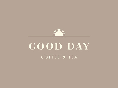 Good Day Logo brand cafe coffee good day identity logo typography