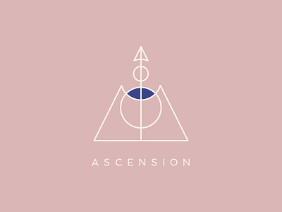 Ascension Logo brand geometric identity logo typography