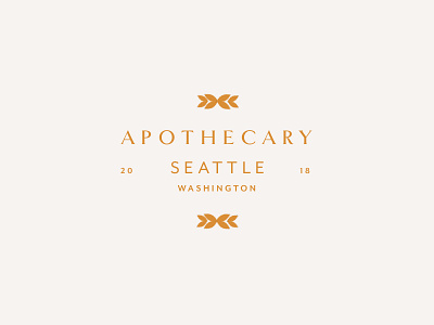 Apothecary Logo apothecary brand identity logo minimal typography