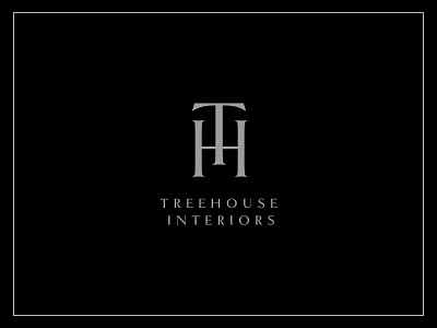 Treehouse Logo brand design identity interiors logo treehouse typography