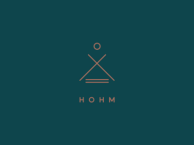 Hohm Logo brand branding gifts homewares identity logo store typography