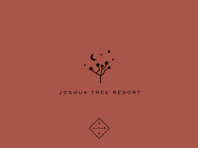 Joshua Tree Resort brand cactus desert identity illustration joshua tree logo typography