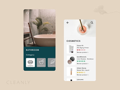 Cleanly App Concept app app branding app ui ui uidesign