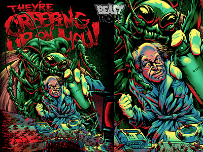 CREEPSHOW: THEY'RE CREEPING UP ON YOU final colors creepshow horror horror movies insects roaches t shirt design