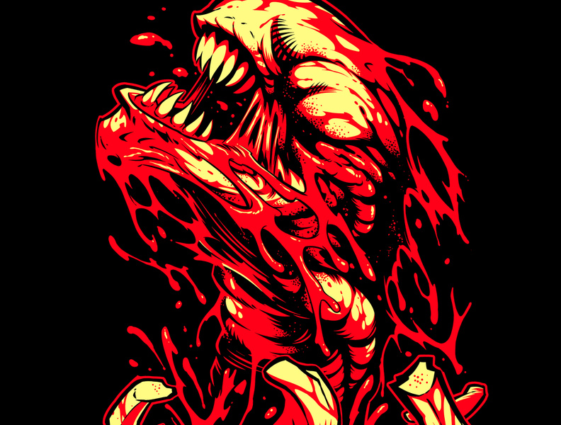 Alien Chestburster By Beastwreck Artworks On Dribbble