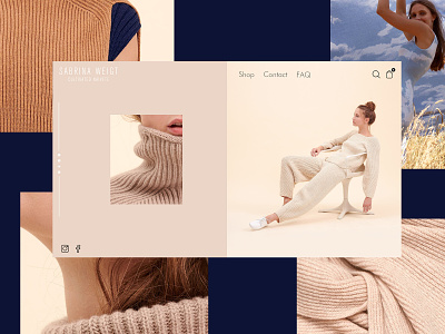 Sabrina Weigt - Clothing Brand clothing clothing brand clothing company clothing design design homepage
