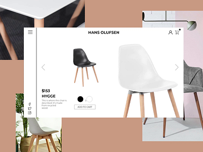 Hans Olufsen - Furniture Homepage chair furniture furniture store furniture website homepage homepage design minimal minimalist minimalistic scandinavian