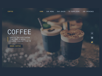 Coffee street design web webdesign website