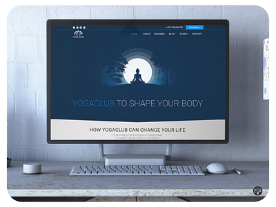 Yoga Landing Page illustartion landing design landing page landing page design landingpage monk moonlight web web design webdesign website website design yoga yoga studio