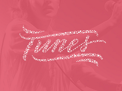 Tunes Lettering dots flourish hand lettering lettering tunes typography