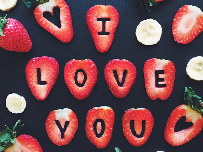 Strawberry Love Note