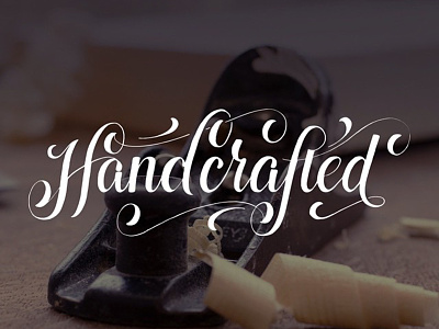 Handcrafted flourish hand lettering handcrafted lettering ligature typography
