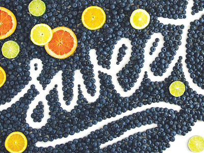 Washington Post Local Living Cover blueberries citrus food food lettering food typography grapefruit hand lettering lemon lettering lime sweet washington post