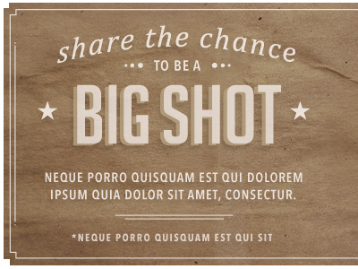 share the chance