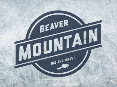 ski the beav beaver logo skiing utah