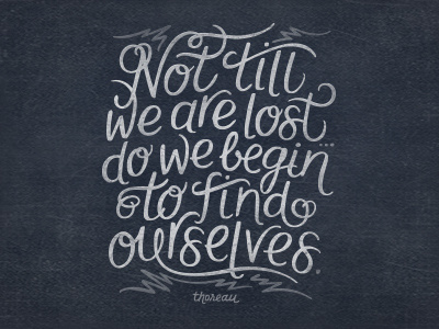 Find Ourselves lettering quote travel