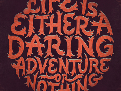 Daring Adventure - On Wander adventure lettering on wander travel wander