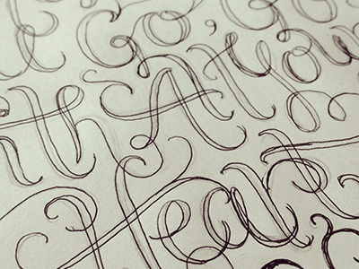 Lettering Process hand lettering lettering script