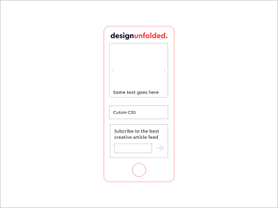 Blog UI app blog branding design first shot grid hello dribbble icon minimal ui ux vector website