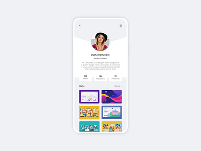 Daily UI 006 – User Profile