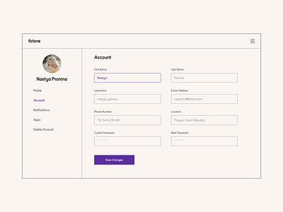 Daily UI 007 – Settings