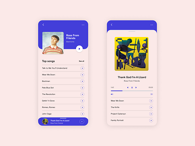 Daily UI 009 – Music Player