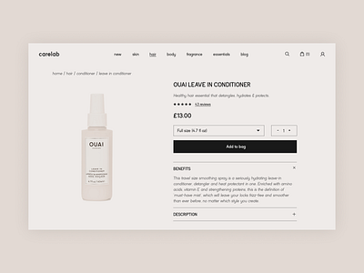 Daily UI 012 – E-Commerce Shop