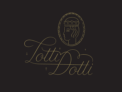 Lotti Dotti Cocktail Bar bar brand identity branding classic cocktail design graphic design houston illustration logo texas typography