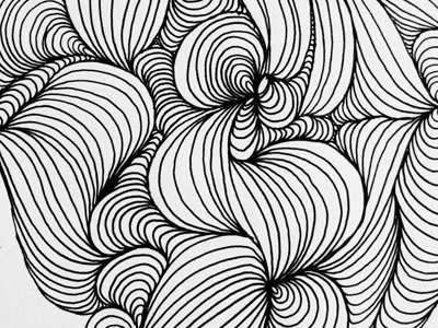 Lines illustration lines micron pen