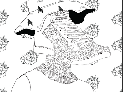 Sneakerhead Work In Progress drawing illustrator lines photoshop shoes style