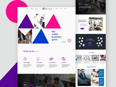 Agency/Business Landing Page design