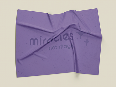 Miracles, not Magic ✨✨✨✨ autumn blanket branding design fall glitter magic new poster purple purple logo spooky spooky season stars tan type typogaphy ui ux web