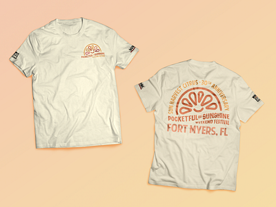 Event T-Shirts - SHC 30th Anniversary Fest ai brand brand identity branding branding design citrus cloth design clothes fest festival florida florida design logotype mockup mockup psd psd shirt tshirt typography