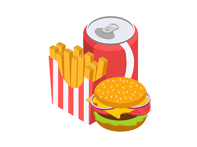 Fast food burger download fast food food free illustration isometric svg vector