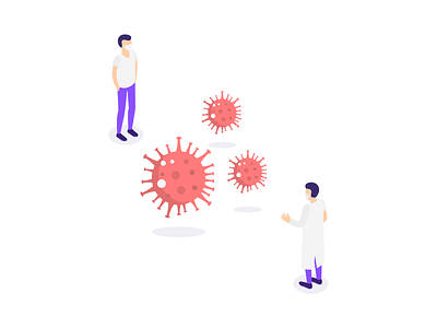 Isometric Design Coronavirus Or Covid19 Ask Your Questions A