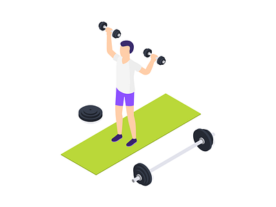 Fitness download fitness free illustration isometric sport svg vector