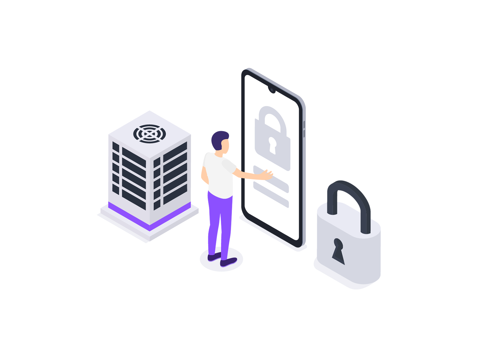 Security By Isometric On Dribbble