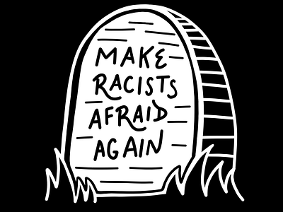 Anti-racist Headstone