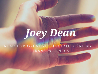 Patreon Banner for Joey Pokes blog blog design design lgbtq patreon photoshop rainbow twitch