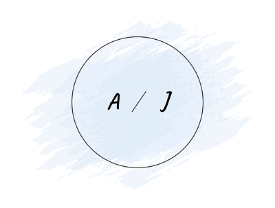 The A/J Logo blog blog design branding design icon icon design logo vector watercolor
