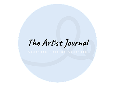 The Artist Journal Text Logo adobe branding design icon ipad pro logo typography vector