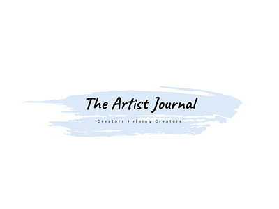 The Artist Journal Text Banner