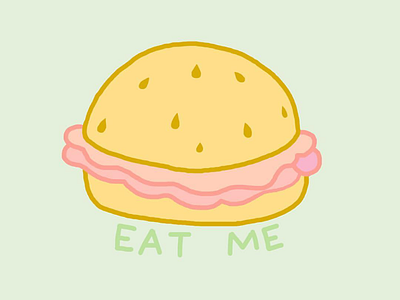 Provocative Sandwich digital art drawing feminist art food illustration logo design merchandise photoshop pixelmator provocative art satire sex positive tattoo design typography