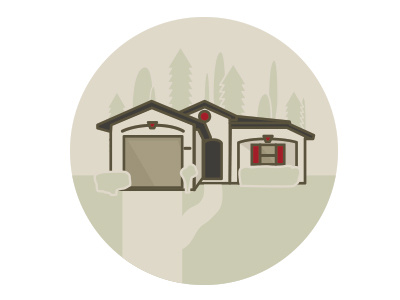 House house icon vector