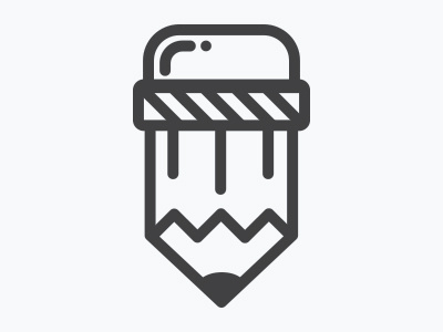 Pencil Icon icon illustration line pencil vector