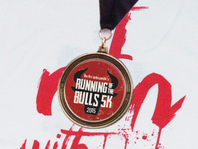 Running of the Bulls 5K Medal