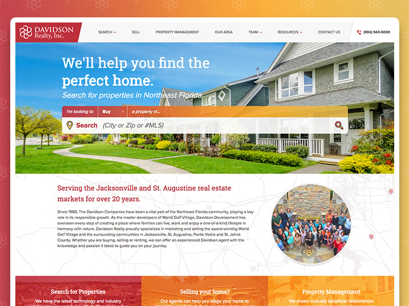 Davidson realty website