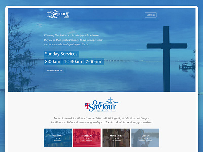 Our Saviour Website Design