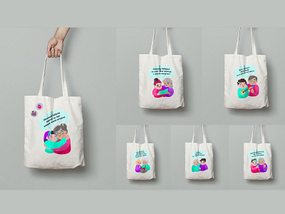 Shopper design branding branding identity design graphic design illustration print design souvenir product vector